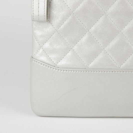 CHANEL Large White Calfskin Gabrielle Clutch Bag A84288 43699031