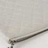 CHANEL Grosser weißer Kalbsleder Gabrielle Clutch A84288 43699031 [P]