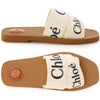 Chloe Woody Logo Strap Sandals Ivory CHC19U18808 101 44821528 [P]