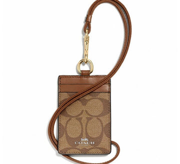 COACH Lanyard Halskette Kartenetui braun 2175999551 23947248