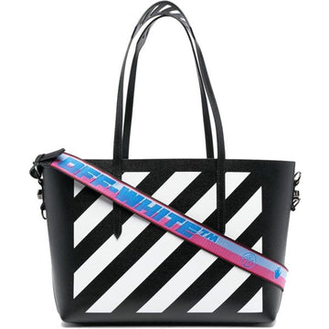 OFF WHITE ダイアゴナルストライプショッパーバッグ 21LEA001 1001 24319548
