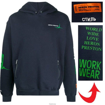 Heron Preston Graphic Print Hoodie HMBB013F 20JER001 4557 24319651