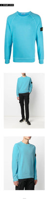 STONE ISLAND 21SS Wappen gewaschenes Sweatshirt 741566060 5427537026 24319676 [P]