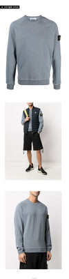 STONE ISLAND 21SS Wappen gewaschenes Sweatshirt 741566060 5427537026 24319676 [P]