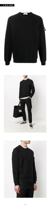 STONE ISLAND 21SS Wappen gewaschenes Sweatshirt 741566060 5427537026 24319676 [P]