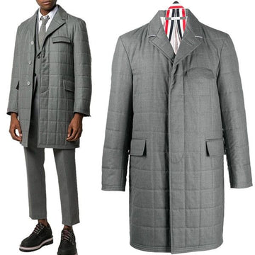 THOM BROWNE Daunenfeld Chesterfield Mantel 00626 035 24319701