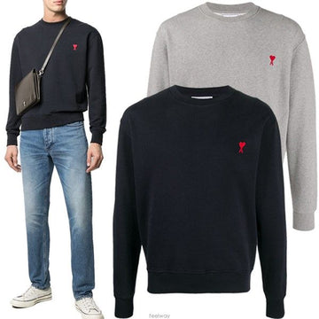 AMI Small Heart Logo Embroidered Sweatshirt E21HJ007 730 055 410 24319747