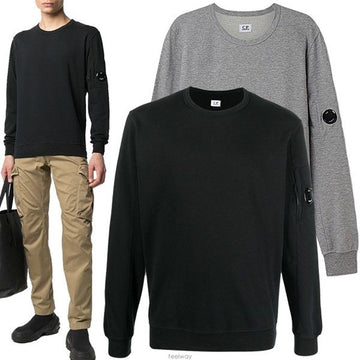 CP COMPANY Lens Patch Sweatshirt 10CMSS043A 002246G 999 M93 24319801