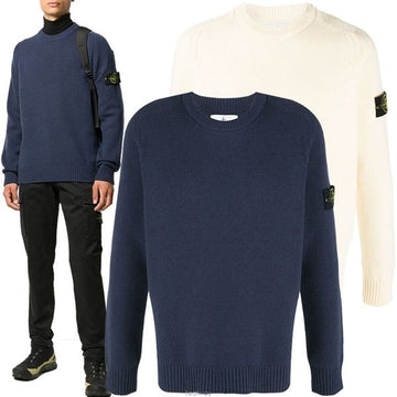 STONE ISLAND ワッペン パッチ ウール ニット V0028 V0035 7315552A3 24319813