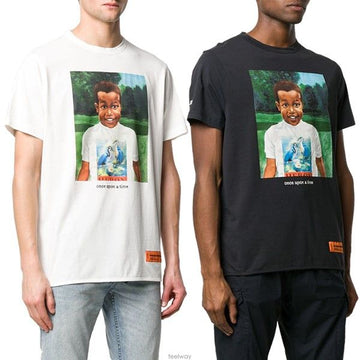 Heron Preston Graphic Print Short Sleeve T-Shirt HMAA011S 20914019 0188 1088 24333892