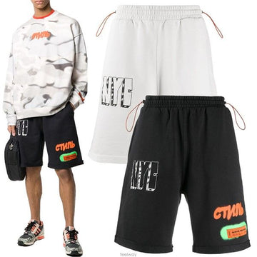 Heron Preston Logo Track Shorts 20896008 1001 0510 24333888