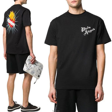 PALM ANGELS ハートTシャツ PMAA001S 20413015 1088 24333903