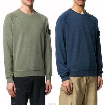 STONE ISLAND Wappen gewaschenes Sweatshirt 721566060 24333946