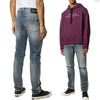 Palm Angels Zip Straight Jeans PMYA016F 19660023 8500 24334004 [P]