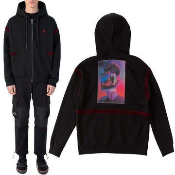 MARCELO BURLON Druck Hoodie CMBE009F19506023 24334027