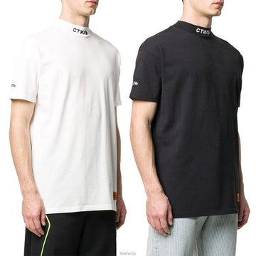 Heron Preston Embroidered Roll Neck Short Sleeve 20913011 1001 0110 24334015