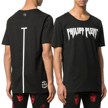 PHILIPP PLEIN Druck-Logo T-Shirt MTK3575 PJY002N 4491113105 4491113105 24334083