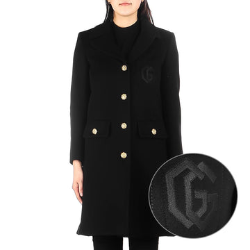 GUCCI GG刺繍コート (I_657054 ZAG3M 1000) 38 31202845