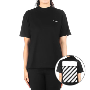 Off White (OWAA049C99JER001 1001) Women's Diag Short Sleeve T-Shirt 30977955