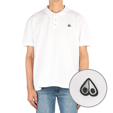 MOOSE KNUCKLES ロゴ刺繍ポロ半袖Tシャツ (M12MT712 160) 40751903