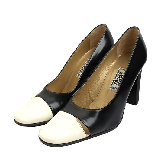 VERSACE Schwarz & Weiß Pumps 36 44897743