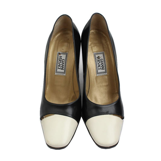 VERSACE Schwarz & Weiß Pumps 36 44897743