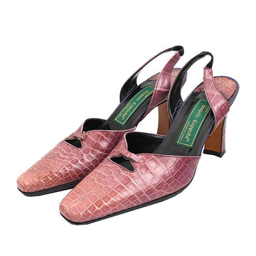 ANGELO Coppola Purple Wani Slingback Shoes 35.5 44904577