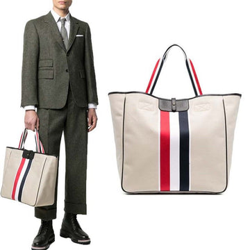 THOM BROWNE ストライプトートバッグ MAG278B 06558 255 26020241