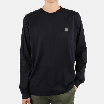 STONE ISLAND 21 FW ストーン ワッペン ロゴ パッチ ロングスリーブ Tシャツ ネイビー 751522713 V0020 11153 26673338