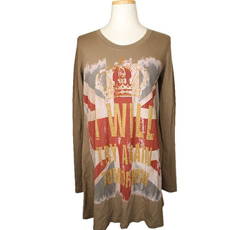 OTHER BRAND Korso Multi-Print Gold Studded Baumwolloberteil 66 26807153