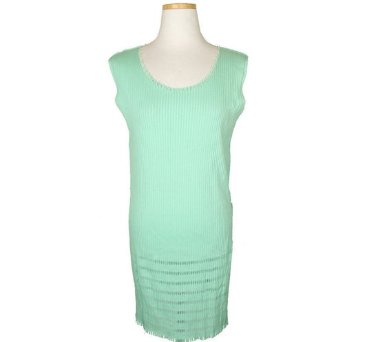 ISSEY MIYAKE Issey A-POC Mint Faltenfringe Top 55 26807242