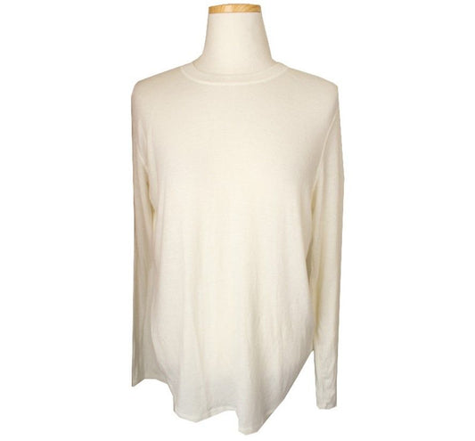 OTHER BRAND Monochrome Creme Oversized Oberteil 55 26807352