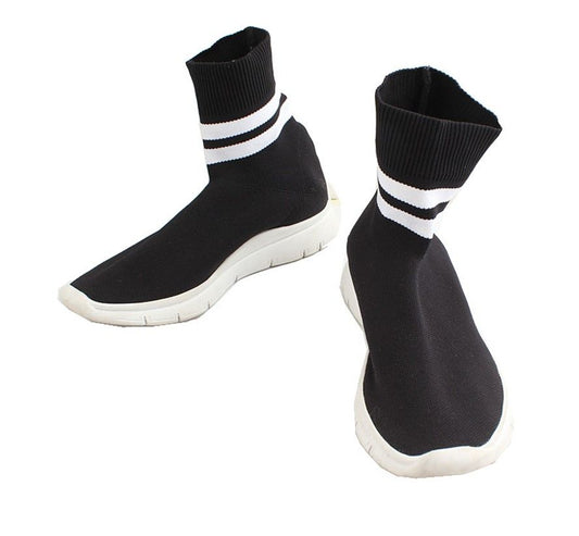 Other Brand Joshua Black & White Socks Sneakers 37 26807686