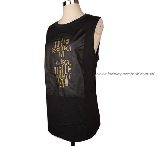 Acne Studios Acne Dark Green Lettering Print Tank Top S 26807282