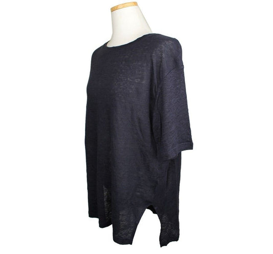 OTHER BRAND Mog Navy Leinen Oberteil 44 26807374