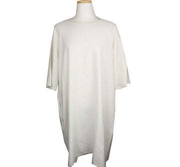 Other Brand Community Ivory Silk Dress S 26809723