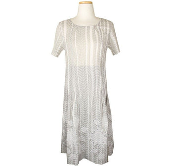 OTHER BRAND Mehrfache Muster Falten Durchsichtige Kleid 55 26809813