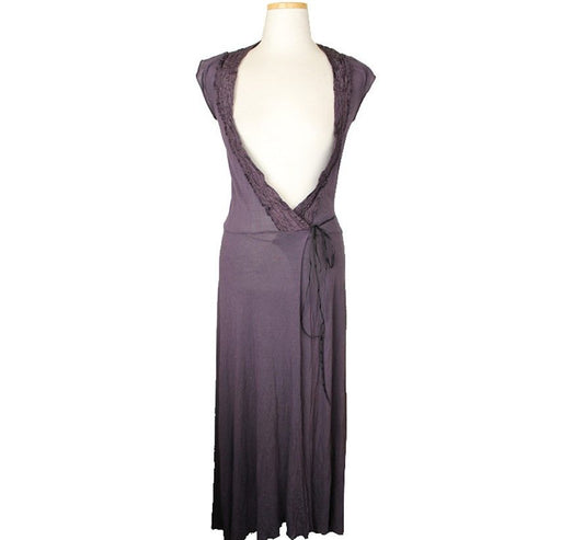 OTHER BRAND Hake Longcardigan mit plissiertem Besatz in Lavendel 42 26809868