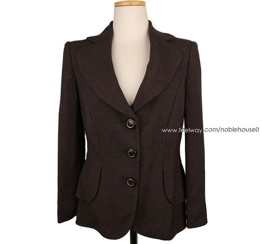 ARMANI アルマーニコレッジオーニ ダークブラウン ジャケット 40 2836598315 26810160