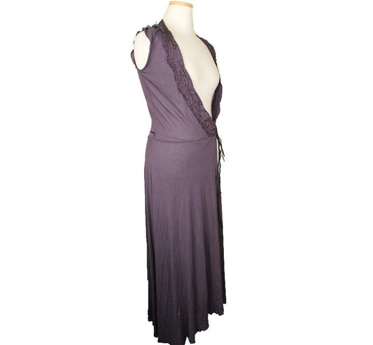 OTHER BRAND Hake Longcardigan mit plissiertem Besatz in Lavendel 42 26809868