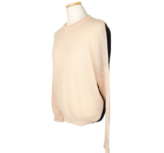 OTHER BRAND Cedric Charlier Colorblock Mohair Strickoberteil 46 26809946