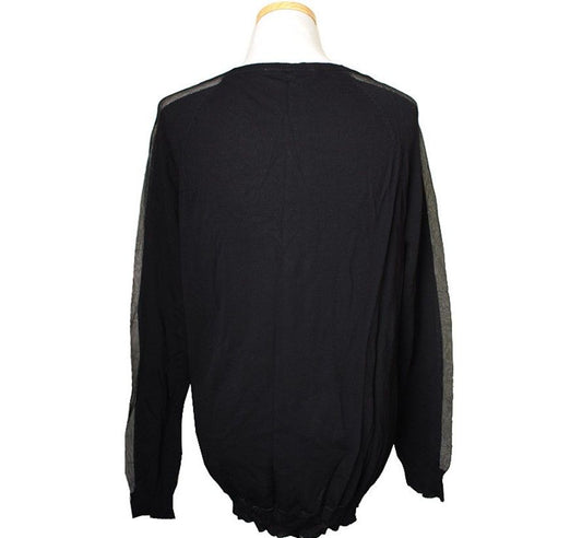 OTHER BRAND Gerald Darrel Schwarzes Sheer Langarm-Strickoberteil 55 26809952