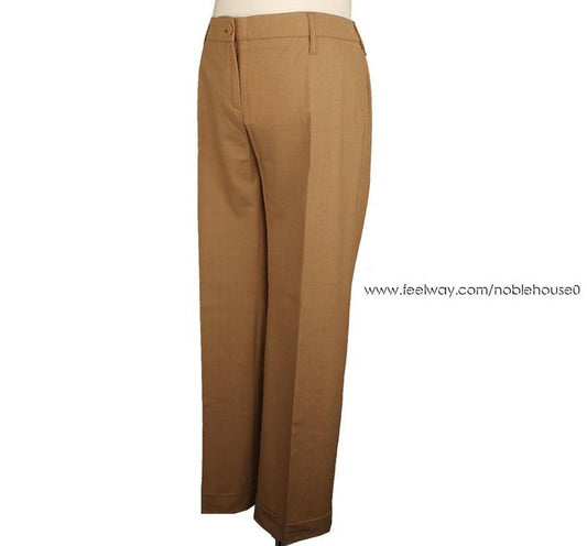 MALO Goldbeige Wollhose 40 2885662952 26810045