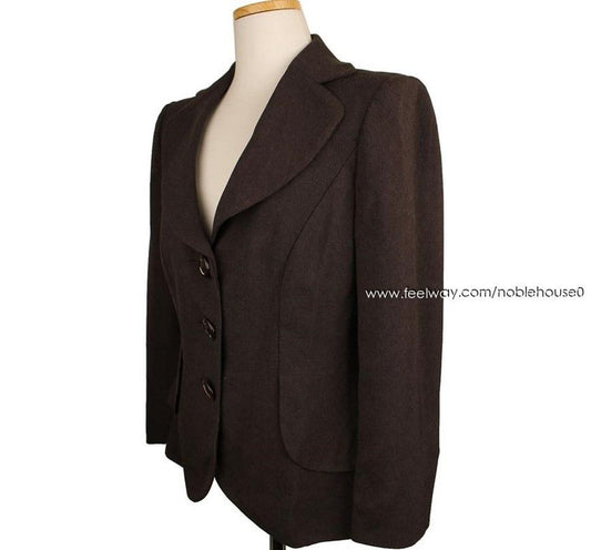 ARMANI アルマーニコレッジオーニ ダークブラウン ジャケット 40 2836598315 26810160