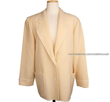 OTHER BRAND Wolljacke in Elfenbein 77 2720077903 26810241