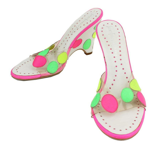 Other Brand Saint Germain Multi Dot Wedge Mule Slippers 235 26810917