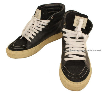 SANDRO Schwarze Herren High-Top Sneakers 40 2912289940 26811020