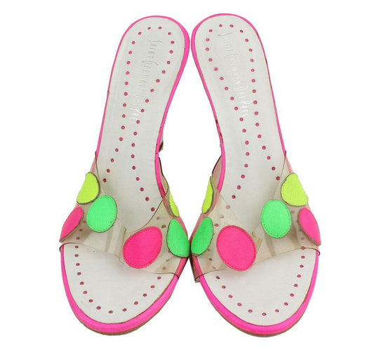 Other Brand Saint Germain Multi Dot Wedge Mule Slippers 235 26810917