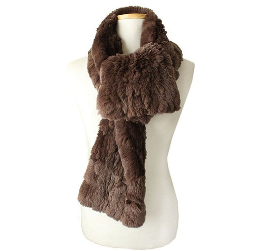 Other Brand Brown Rabbit Knitting Long Scarf 26811928