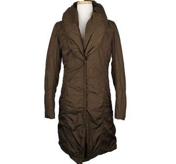 OTHER BRAND Goose-down Langjacke in Khaki 40 26812190